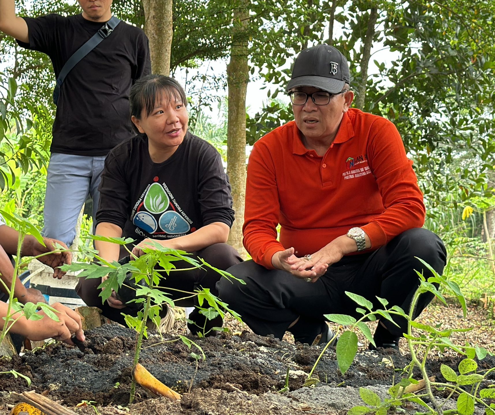 Kunjungan Dinas Lingkungan Hidup Kabupaten Banyuasin